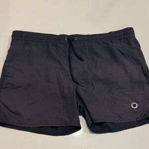 Zara Men's Dark Navy Swim Trunks